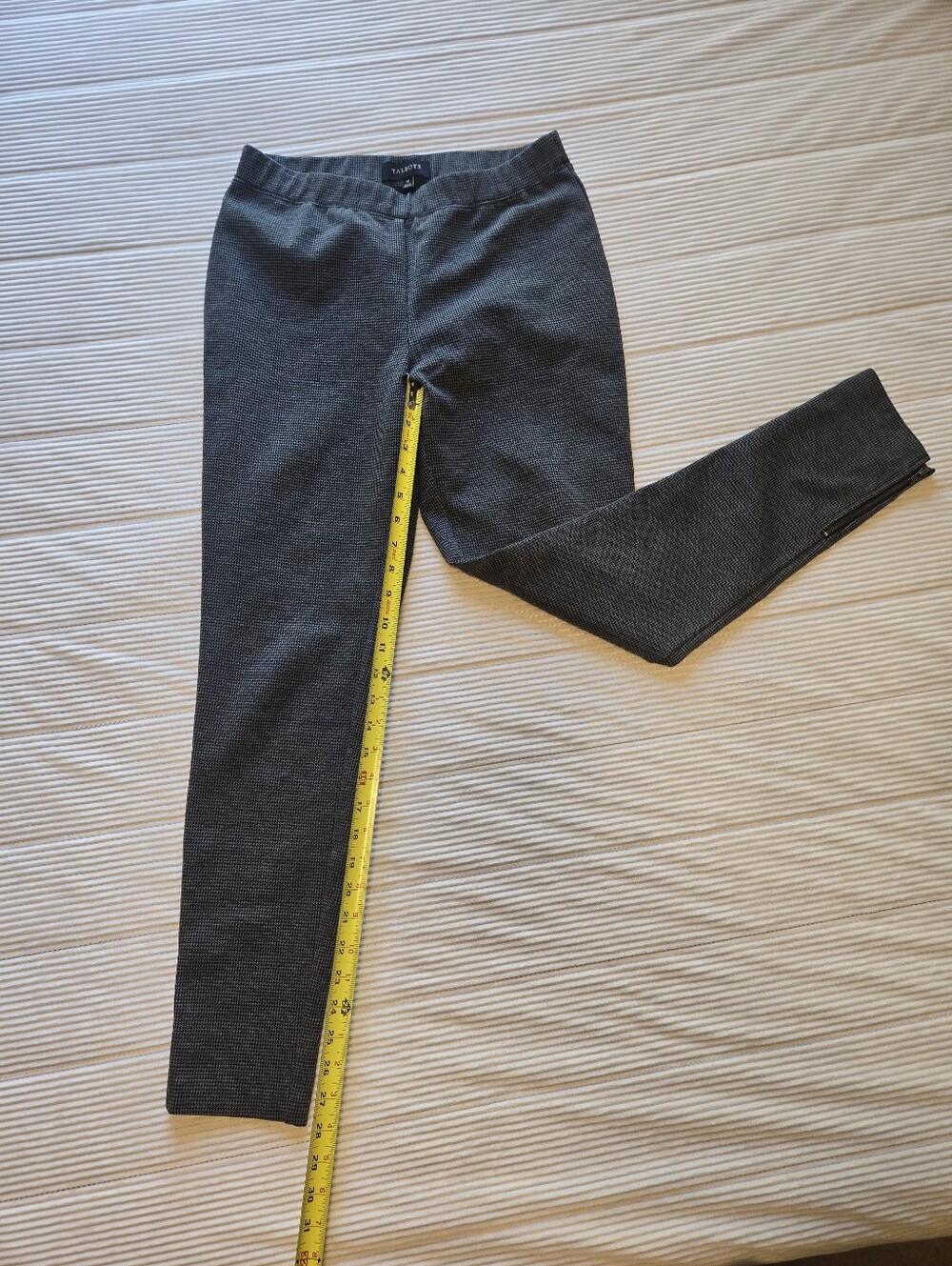 Talbots Dark Gray Knit Leggings